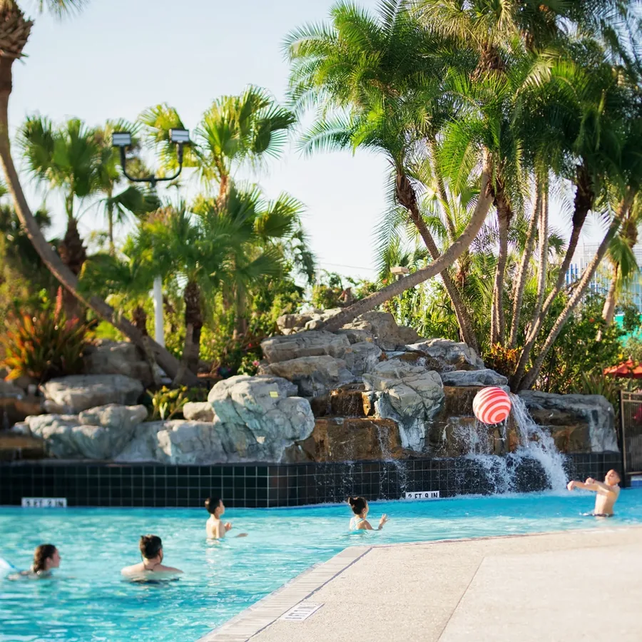 Orlando resort and pool day