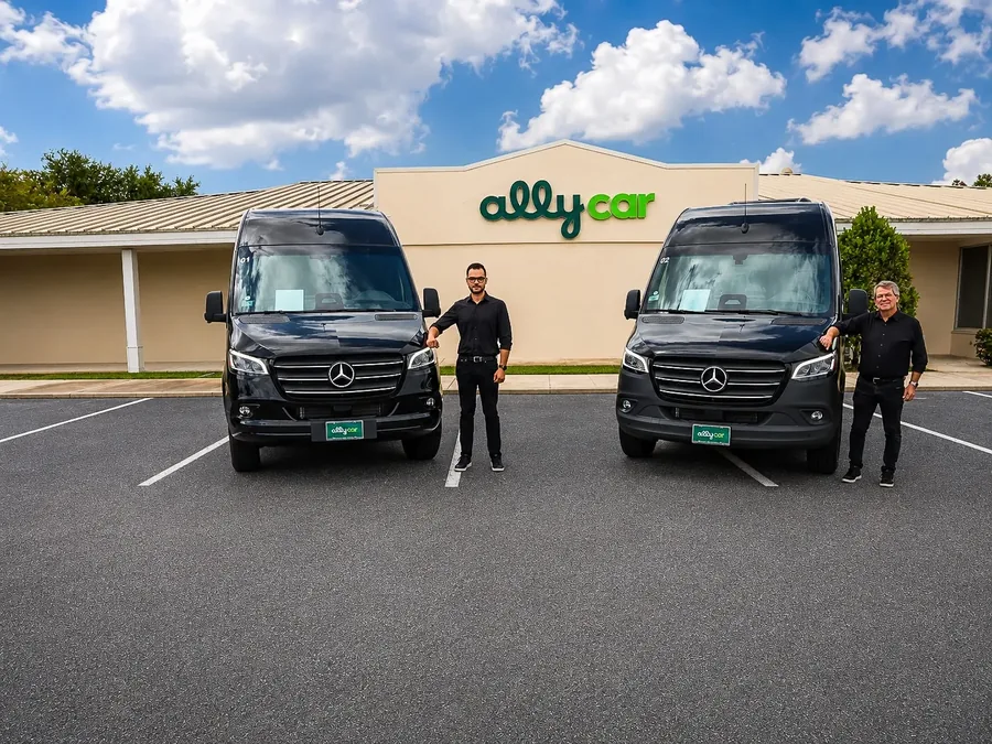 Allycar Mercedes-Benz Sprinter shuttle fleet