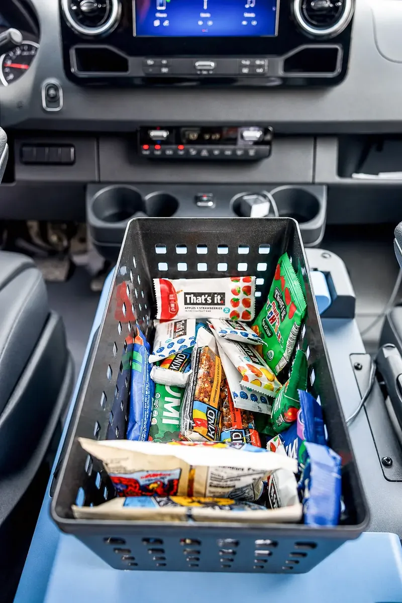 Snacks prepared for Allycar guests